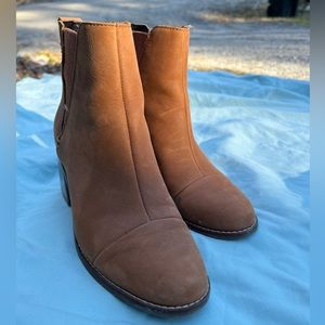 Brown TOMS Ankle Boots Size 6